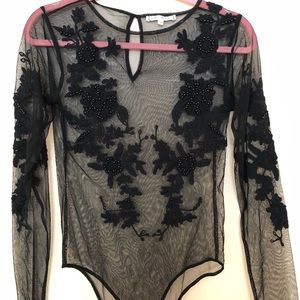 Willow & Clay mesh bodysuit